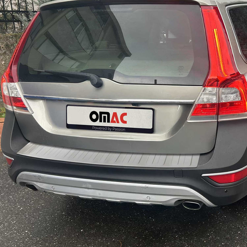Protezione paraurti per soglia di carico per Volvo XC70 2013-2017 in acciaio inox argento