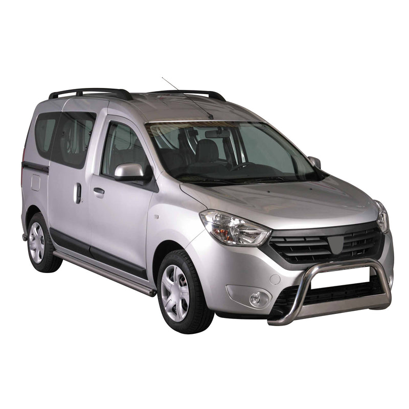 Protezione anteriore per Dacia Dokker 2012-2017 ø63mm acciaio argento