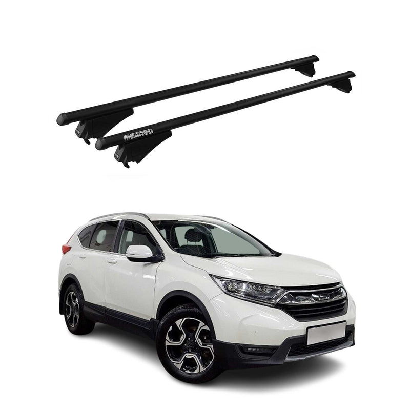 Portapacchi Menabo per Honda CR-V 2017-2025 ABE alluminio nero 2x