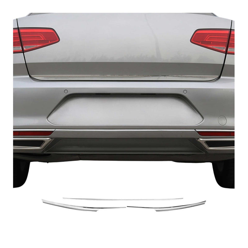 Fascia paraurti posteriore per VW Passat Limo Variant 2015-2021 in acciaio inox