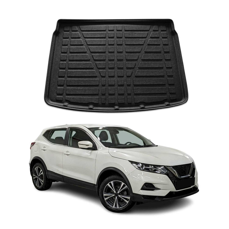 Vasca per bagagliaio per Nissan Qashqai 2020-2021 in gomma TPE nera
