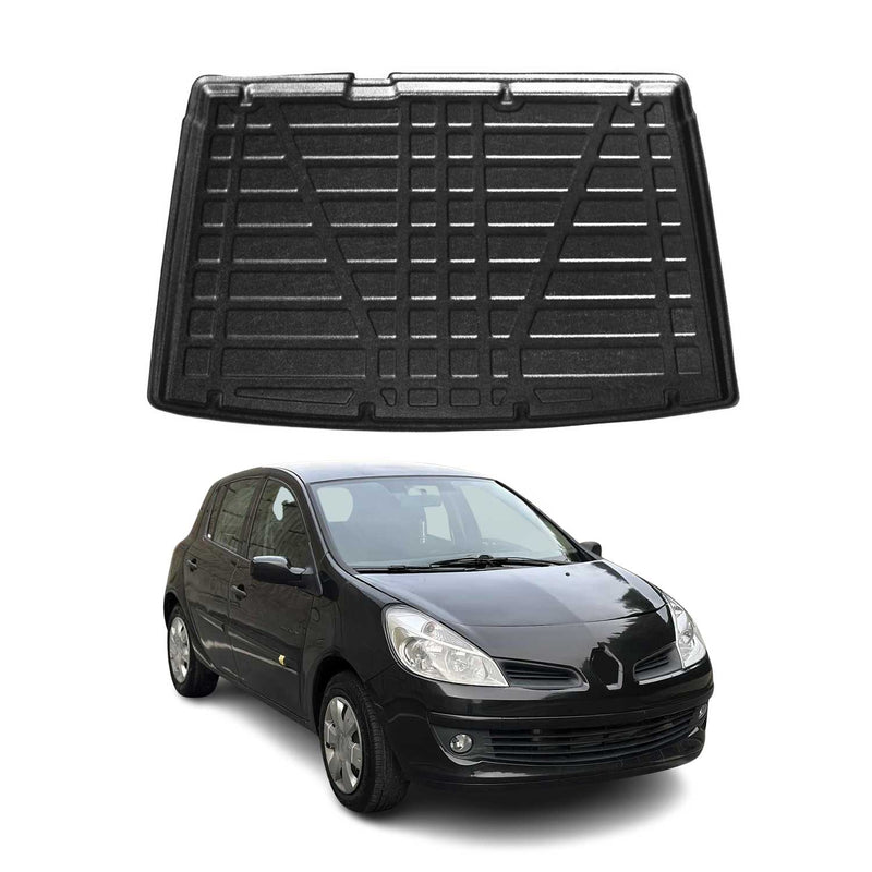 Vasca baule per Renault Clio 2006-2012 hatchback 5 porte in gomma
