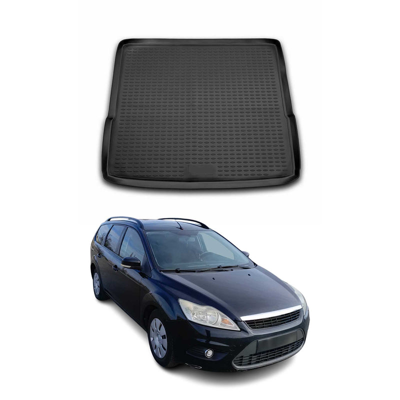 Tappetino per bagagliaio in gomma TPE per Ford Focus Turnier 2004-2010