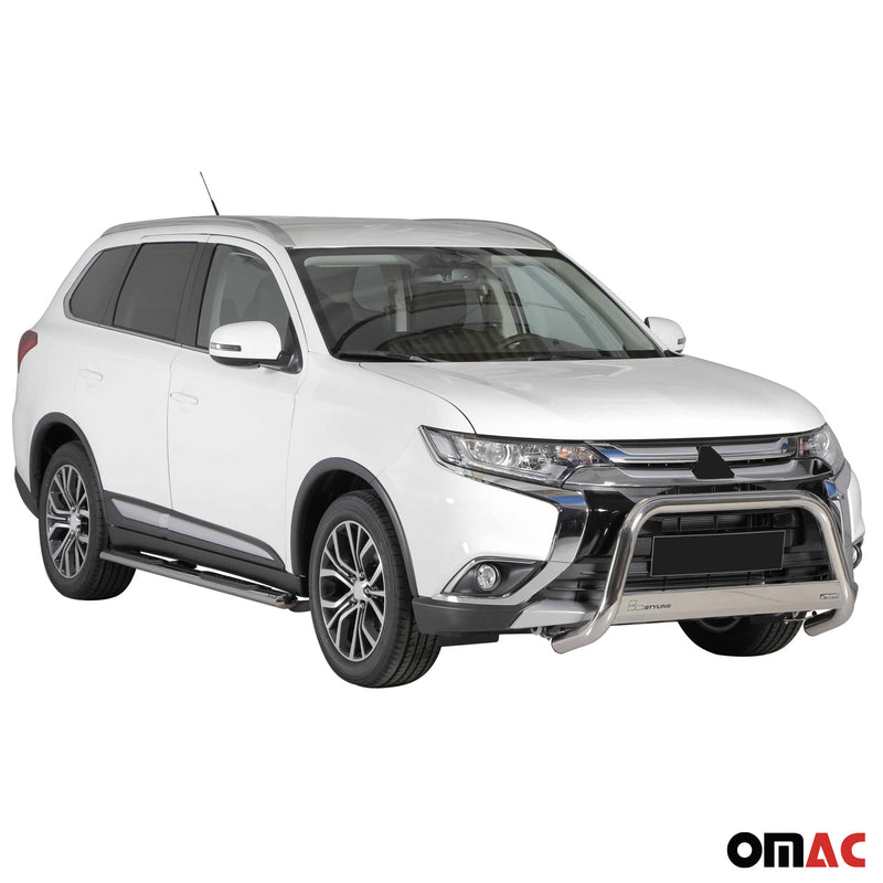 Protezione anteriore per Mitsubishi Outlander PHEV 2015-2018 acciaio ø63