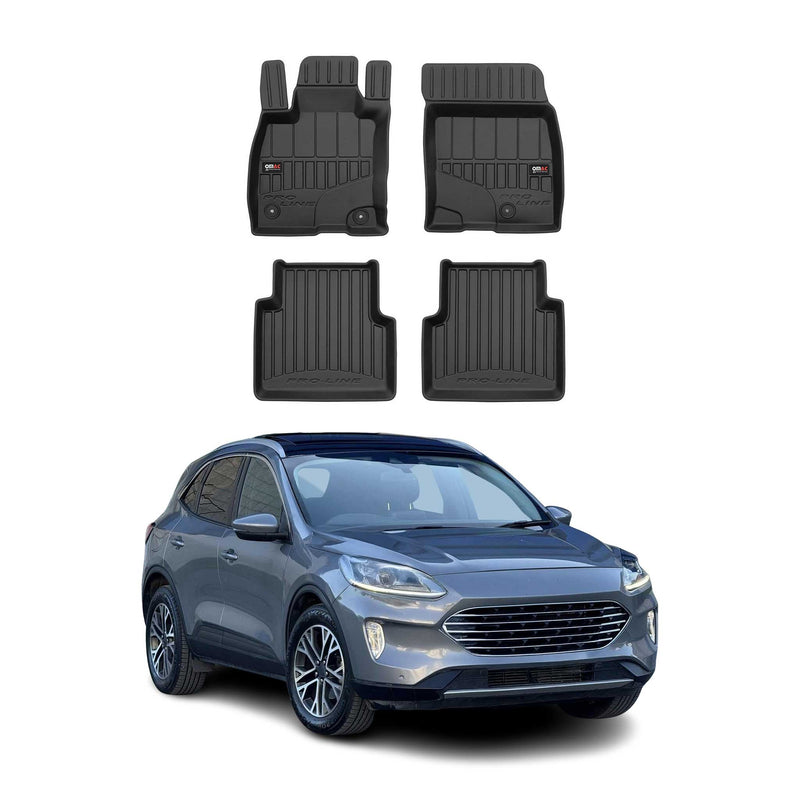 Tappetini Ford Kuga 2020-2025 in TPE nero, 4 pezzi