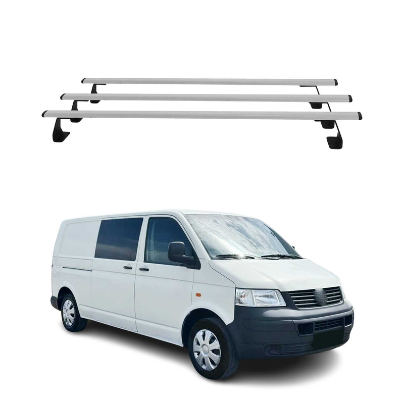 Dachträger Gepäckträger Relingträger für VW T5 Caravelle 2003-2015 Stahl 3 tlg