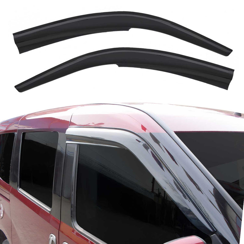 2x Deflettori d'aria Deflettori pioggia per Citroen Berlingo 1996-2010 Acrilico scuro