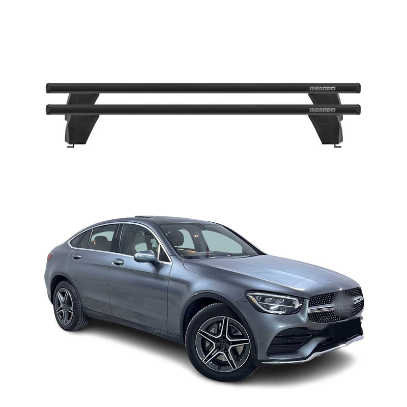 Barre portatutto Menabo per Mercedes GLC C253 2020-2025 ABE in alluminio nero