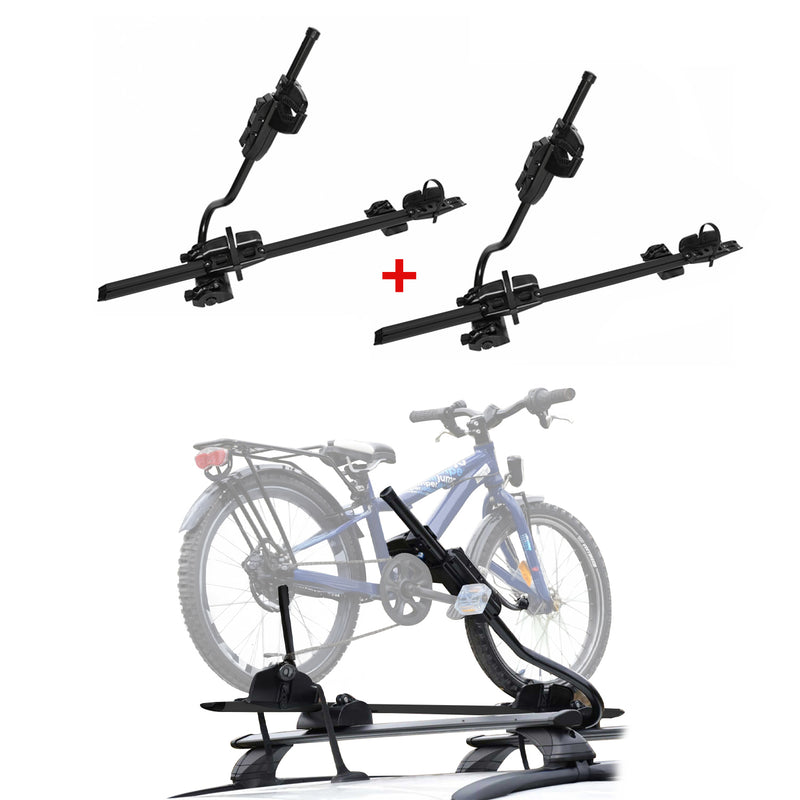 2x Farad Fahrradträger bis 25 kg ABE P-Style Dachfahrradträger EBike FatBike Schwarz