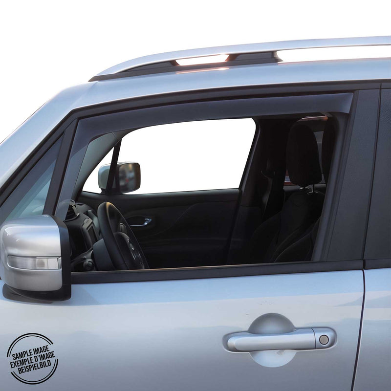 Deflettore antivento e antipioggia per Nissan NV300 2016-2024 acrilico scuro 2 pezzi