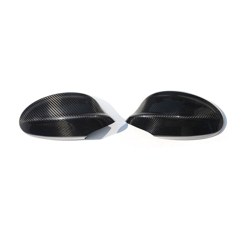 Calotte specchietti retrovisori per BMW Serie 3 E90 E91 2005-2013 in fibra di carbonio nera