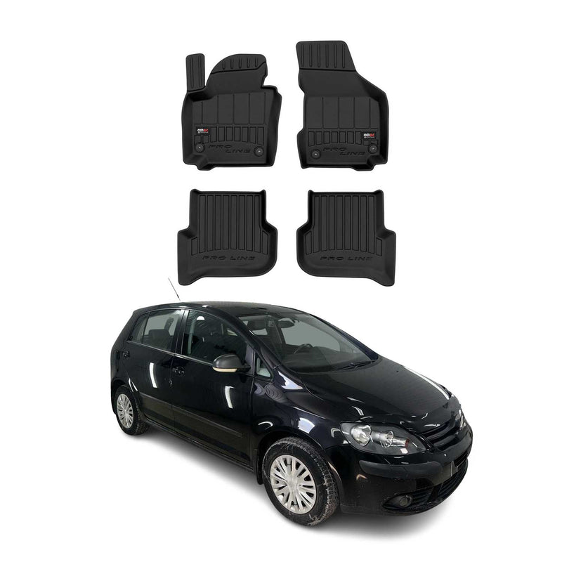 Tappetini VW Golf Plus 2005-2014 TPE Nero 4 pezzi