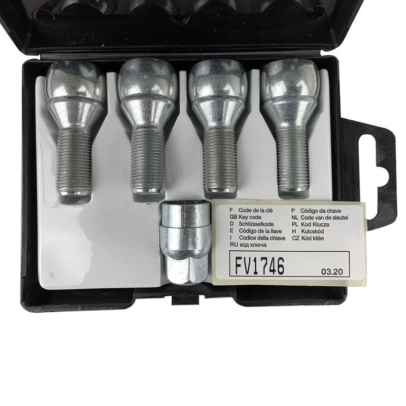 Felgenschlösser Radschlösser für BMW 1er 2011-2023 M14 x 1,25 28 mm Kugelbund