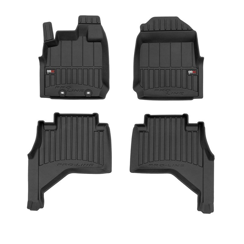 Tappetini in TPE neri per Isuzu D-Max Double Cab 2019-2025, 4 pezzi