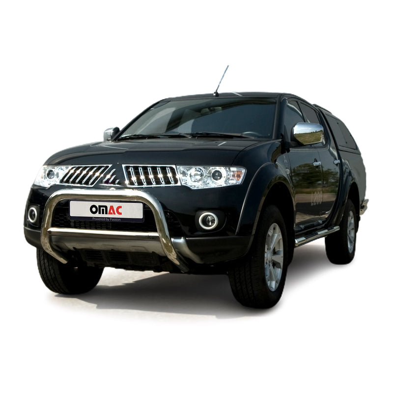 Protezione anteriore per Subaru L200 2009-2015 ABE acciaio argento