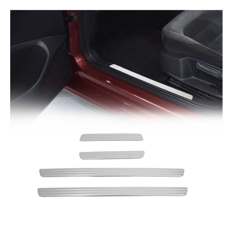 Protezioni battitacco per VW Golf 7 2012-2025 in acciaio inox, 4 pezzi