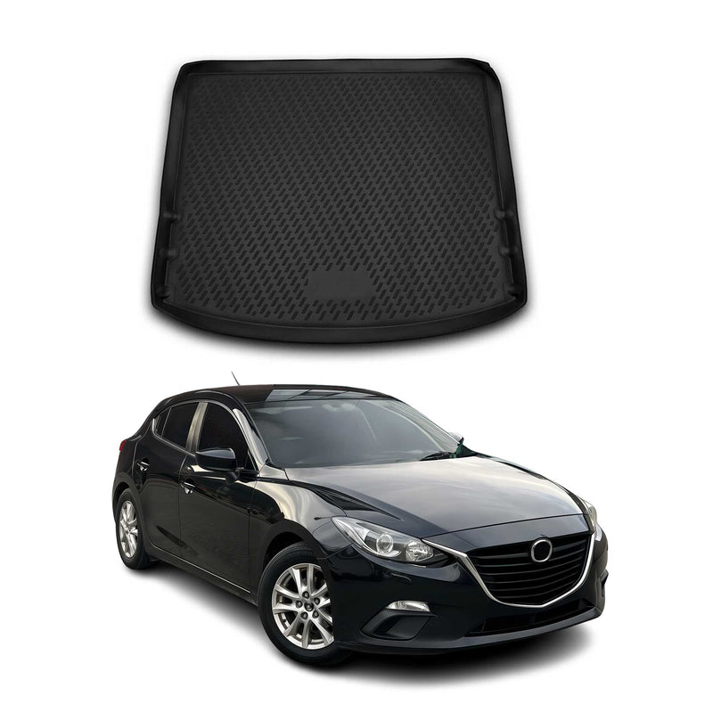 Tappetino per bagagliaio in gomma TPE per Mazda 3 2013-2018 hatchback
