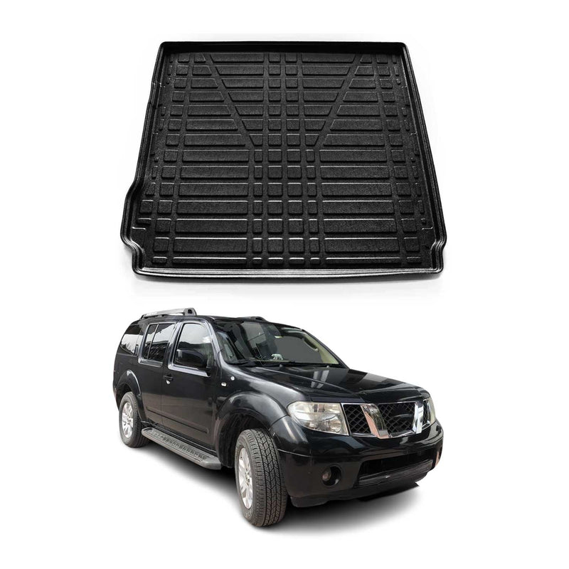 Rivestimento per vano di carico del bagagliaio per Nissan Pathfinder 2005-2021 in gomma TPE nera