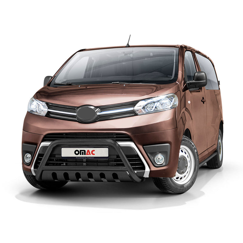 Frontbügel Frontschutzbügel für Toyota Proace 2016-2022 Edelstahl ABE Schwarz