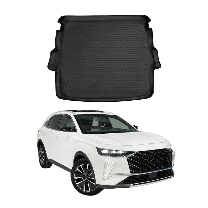 Tappetino per bagagliaio per DS 7 Crossback 2018-2021 in gomma TPE nero