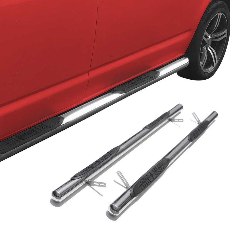 Edelstahl Trittbretter Schwellerrohre für Mazda BT-50 2006-2011 Edelstahl Silber