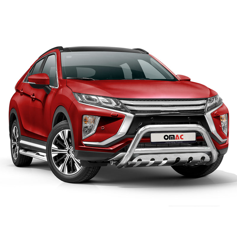 Barra di protezione anteriore per Mitsubishi Eclipse Cross 2017-2022 ABE Silver