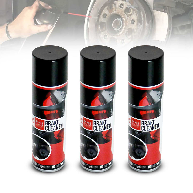 OMAC spray detergente per freni, detergente per parti, sgrassante, detergente 500 ml SET 3x