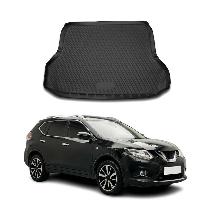 Tappetino per bagagliaio per Nissan X-Trail 2014-2021 in gomma TPE nero