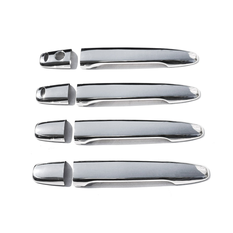 Copri maniglia porta, copri maniglia porta per Mitsubishi ASX 2010-2025, acciaio inox argento, 8 pezzi