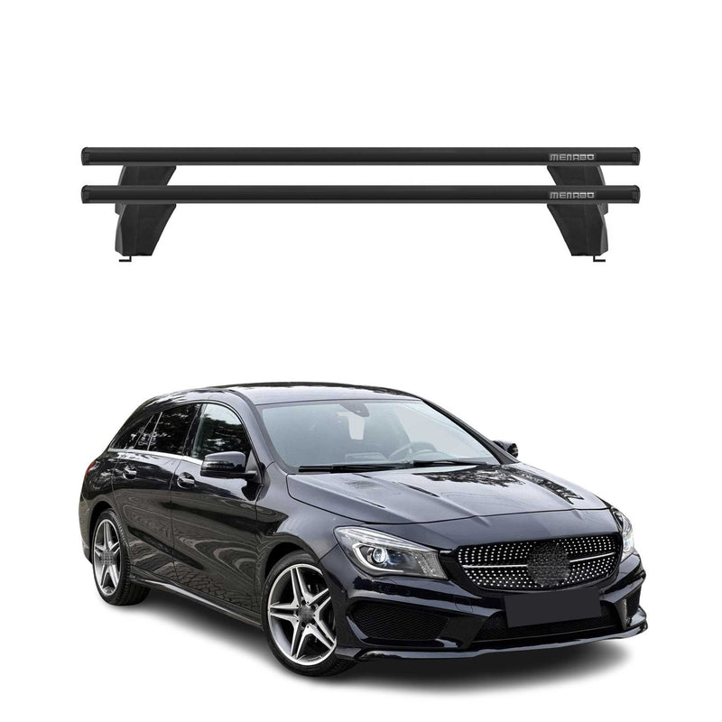 Menabo Dachträger Querträger für Mercedes CLA X117 2015-2025 ABE Alu Schwarz