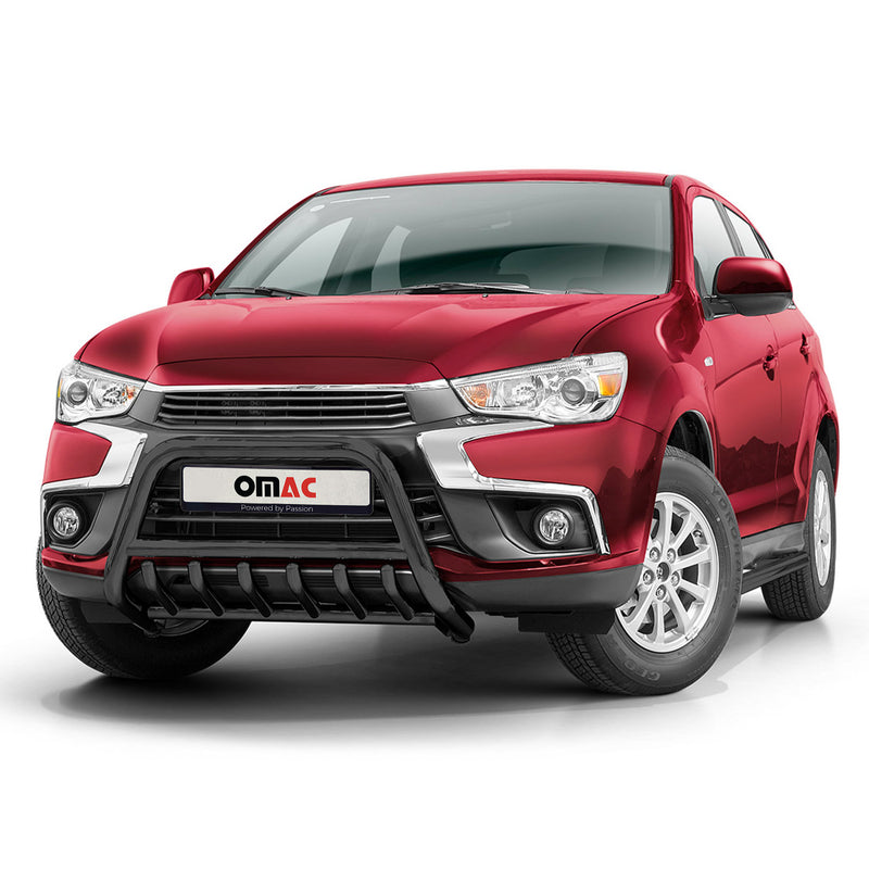 Protezione anteriore per Mitsubishi ASX 2017-2022 con ABE acciaio nero