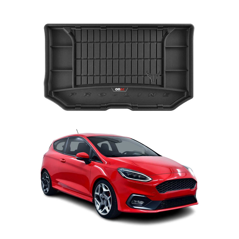 Vasca baule in gomma OMAC per Ford Fiesta Active MK7 2017-2024 TPE Nero