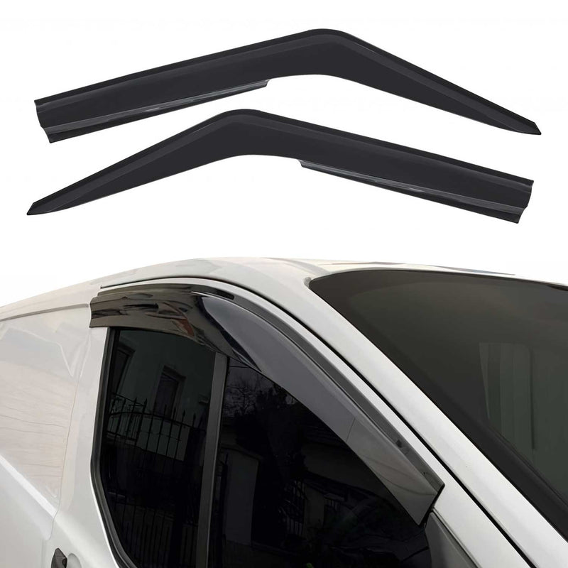 2 deflettori antivento e antipioggia per VW T4 1990-2003 Acrilico Scuro