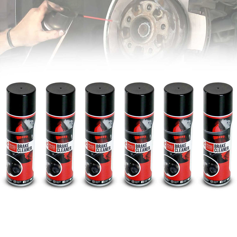 OMAC spray detergente per freni, detergente per parti, sgrassante, detergente 500 ml SET 6x