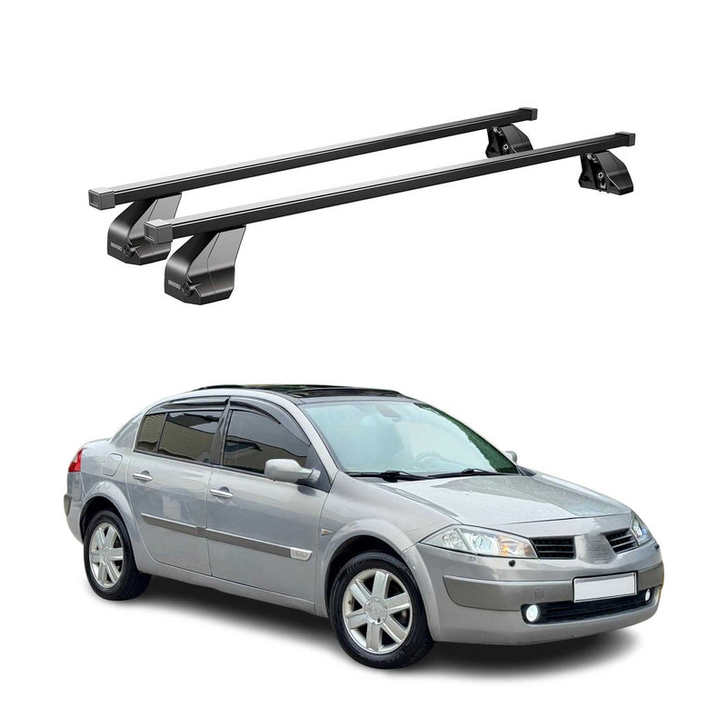 Portapacchi Menabo in acciaio per Renault Megane 2002-2010 nero