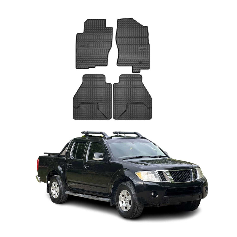Tappetini in gomma neri per Nissan Pathfinder 2010-2021, 4 pezzi