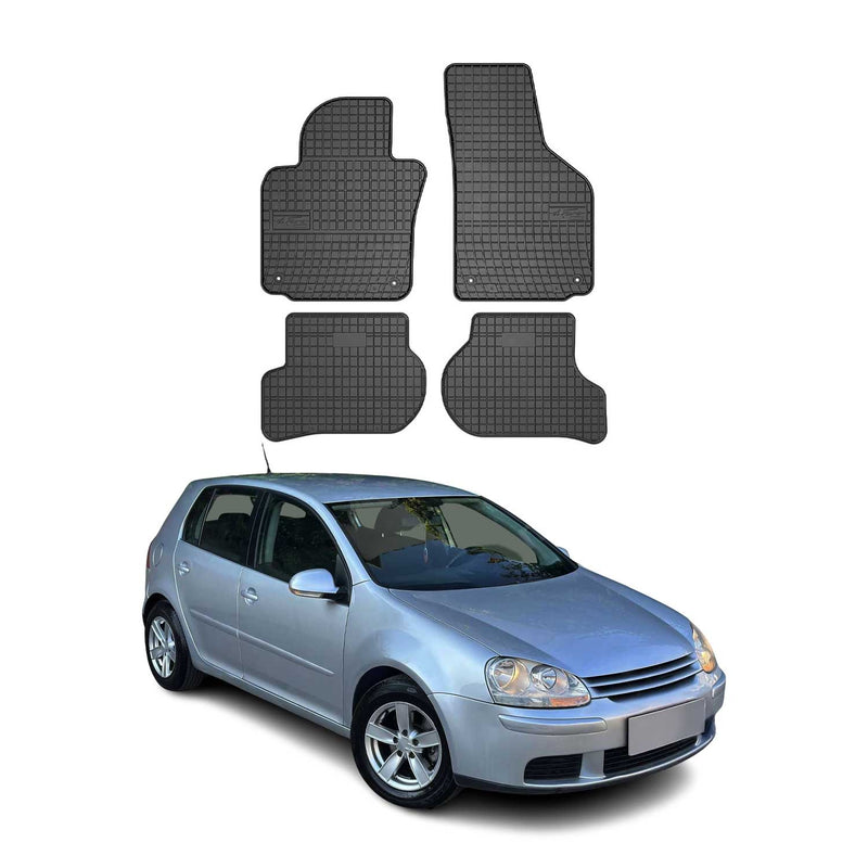 Tappetini in gomma neri per VW Golf 2003-2008, 4 pezzi
