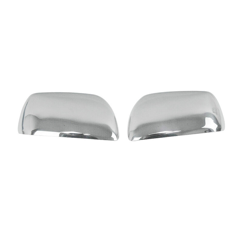 Calotte specchietti retrovisori per Daihatsu Materia 2006-2012 in acciaio inox argento