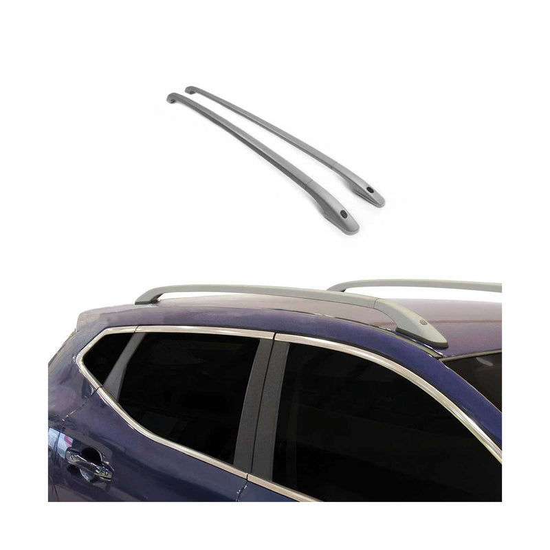 Dachreling Relingträger Alu für Isuzu D-Max DoubleCab 2012-2019 Alu Silber 2x