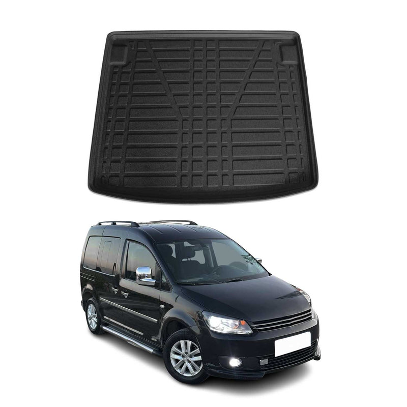 Vasca per bagagliaio per VW Caddy 2010-2015 Gomma TPE Nero