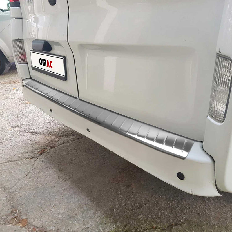Protezione paraurti per soglia di carico per Renault Master 2010-2025 in acciaio inox argento