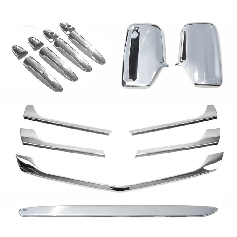 Set di calotte specchietti retrovisori, maniglia della porta posteriore, griglia per Mercedes Sprinter W906 2013-18