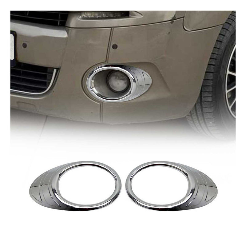 Cornice fendinebbia per Peugeot Partner 2008-2018 ABS cromato 2x