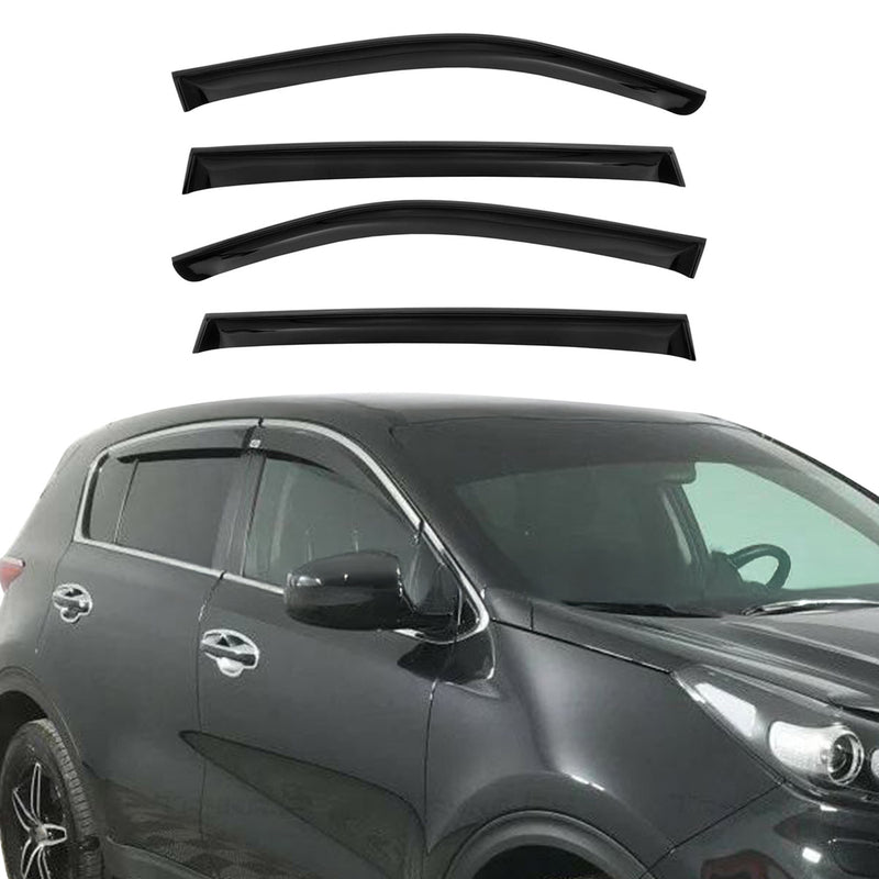 Windabweiser Regenabweiser für Kia Sportage 2015-2021 Dunkel Acryl 4tlg