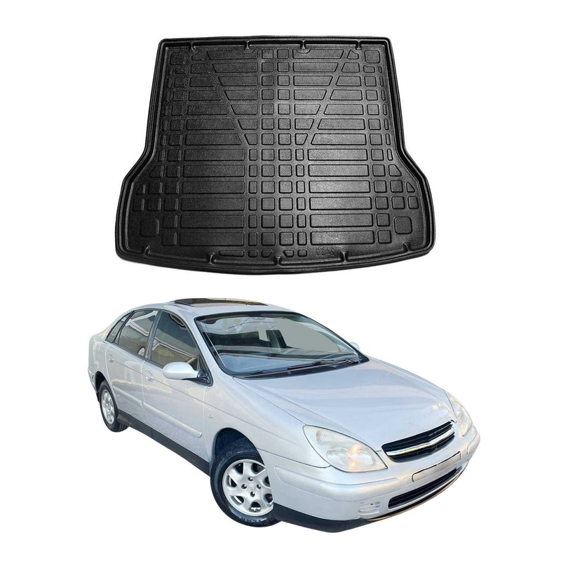 Vasca baule per Citroen C5 Break 2001-2008 Gomma TPE Nero