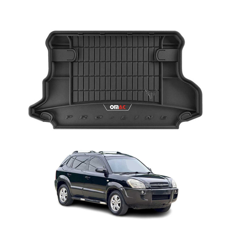 Vassoio portabagagli in gomma OMAC per Hyundai Tucson 2004-2009, vassoio portabagagli in TPE