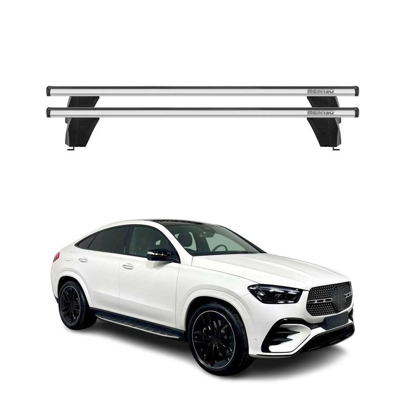 Barre trasversali portatutto Menabo per Mercedes GLE C167 2018-2025 ABE grigio alluminio