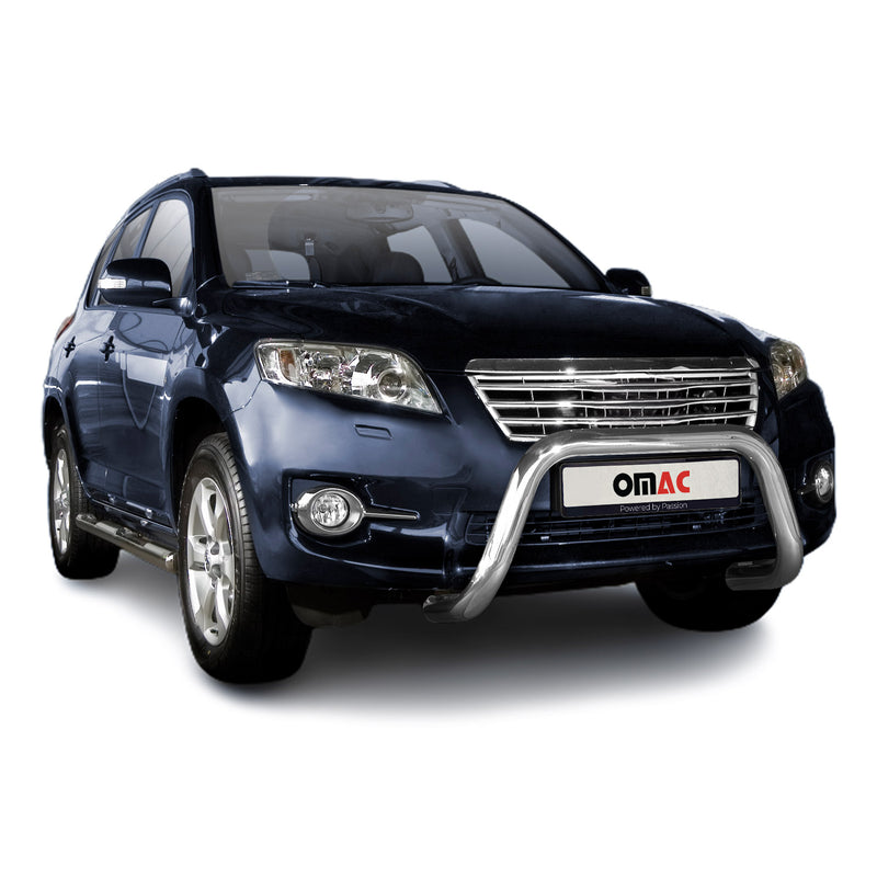 Protezione anteriore in acciaio per Toyota RAV4 2010-2013 con ABE Silver