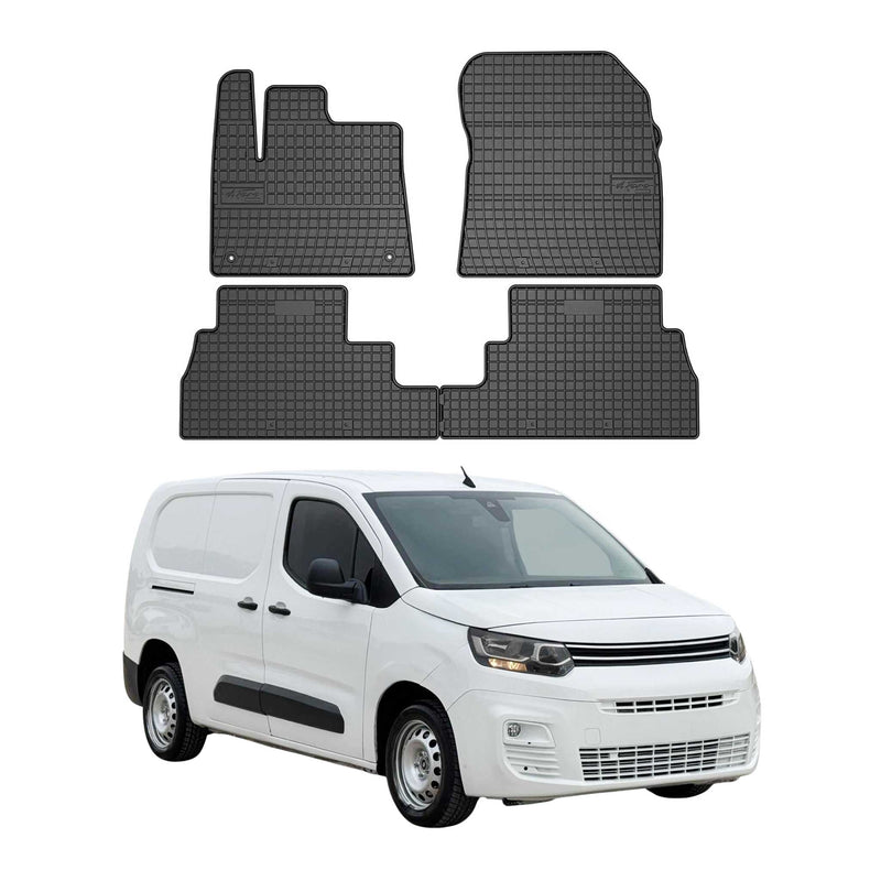 Tappetini in gomma neri per Toyota Proace Verso/Proace City Verso 2016-2024