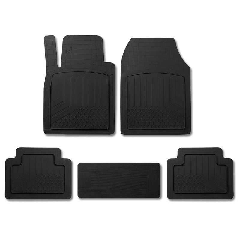 Tappetini su misura in gomma neri per Suzuki SX4 Swift, 5 pezzi